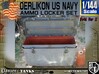 1/144 Oerlikon USN X10 Ammo Locker 3d printed 