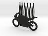 Motorbike decorative hair comb - big size 3d printed 