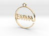 EMMA First Name Pendant 3d printed 
