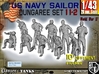 1-43 US Navy Dungaree Set 11-2 3d printed 