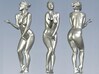 1/35 scale nude beach girl posing figure D 3d printed 