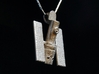 Hubble Space Telescope Pendant 3d printed chain shown for display only