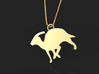Parasaurolophus necklace Pendant 3d printed 