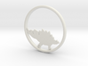 Stegosaurus necklace Pendant 3d printed 