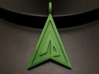 Green Arrow Keychain 3d printed Green Strong and Flexible Polished