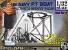 1-32 PT Boat Beehive Radar Frame 3d printed 