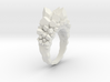 Crystal Ring Size 7.5 3d printed 