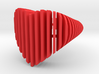 HeartSlicedRing 3d printed 