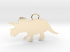 Triceratops necklace Pendant 3d printed 