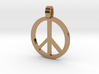 Peace Symbol Pendant 3d printed 