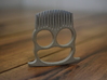 Knuckle Duster Beard Comb 3d printed 