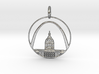 St. Louis Pendant With Loop 3d printed St. Louis Pendant With Loop
(different materials have different prices)
