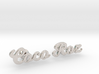 Custom Name Cufflinks - "Coco & Roz" 3d printed 