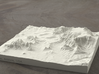 6'' Sedona, Arizona, USA, Sandstone 3d printed Radiance rendering of model, viewed from SSE