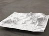 6'' Sedona Terrain Model, Arizona, USA 3d printed Radiance rendering of model, viewed from SSE