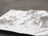 8'' Sedona Terrain Model, Arizona, USA 3d printed Radiance rendering of model, viewed from SSE