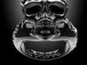 Harley Davidson Skulls Ring With  Sculpting  Your  3d printed 