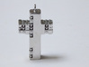 Matrix Crucifix Pendant 3d printed 