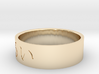 Ring Japanese character means Languid 3d printed 