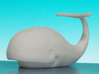 Happy Whale 3d printed White strong & Flexible – actual print  