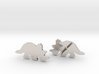 Regaliceratops Earrings 3d printed 