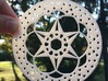Camping Under the Stars Snowflake Ornament 3d printed the glow of the campfire under the stars 
