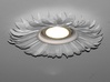 Light Fitting With Sunflower 3d printed Mounted on the ceiling at my home
