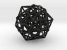 Icosa/Dodeca Combo w/nested Stellated Icosahedron  3d printed 