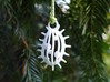 Tetrahymena Ornament - Science Gift 3d printed Tetrahymena Ornament in white nylon plastic