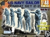 1-48 US Navy Sailors Combat SET 2-2 3d printed 
