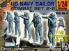 1-24 US Navy Sailors Combat SET 2-2 3d printed 