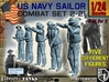 1-24 US Navy Sailors Combat SET 2-21 3d printed 