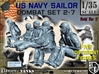 1-35 US Navy Sailors Combat SET 2-7 3d printed 