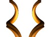 Kudu Horns - a pair 3d printed 