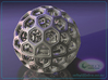 Radiolarian Sphere 2 3d printed Raytraced render simulating White Strong and Flexible material