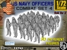 1-72 USN Officers KAPOK Set4 3d printed 