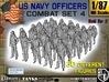 1-87 USN Officers KAPOK Set4 3d printed 
