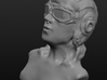 Woman with Flight Goggle 3d printed Side