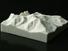 3'' Longs Peak, Colorado, USA, Sandstone 3d printed Photo of actual model