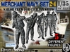 1-35 Merchant Navy Crew Set 2-4 3d printed 