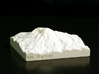 3'' Mt. Rainier, Washington, USA, Sandstone 3d printed Photo of actual model, looking North