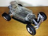 Custom scale chassis for Tamiya Sand Scorcher SRB 3d printed 