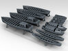 1/400 WW2  RN Boat Set 2 without Mounts 3d printed 3D Render displaying detail

