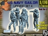 1-16 US Navy Sailor Set 4 3d printed 