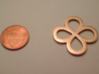 Dual Infinity Flower Coin 3d printed 