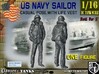 1-16 US Navy Sailor Lifevest Hands-Pockets 3d printed 