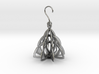 Celtic Knot Pyramid Earring 3d printed 