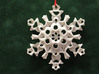 Gyroid Snowflake Ornament 2 3d printed 