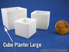 Cube Planter Large 1:12 scale 3d printed 