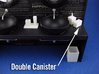 Bath Double Canister 1:12 scale 3d printed 